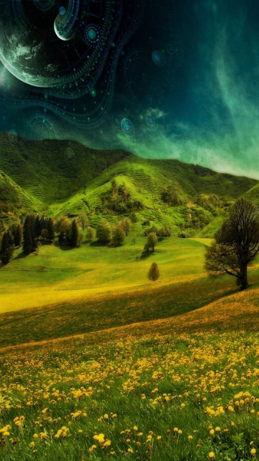 Hd Nature Phone Planetary Sky Wallpaper