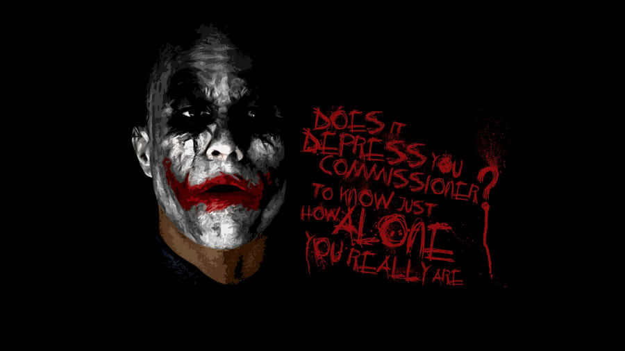 Heath Ledger As The Joker In The Dark Knight, In 4k Ultra Hd Wallpaper