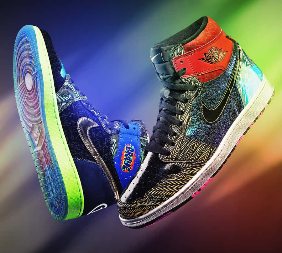 High-performance Action Takes You Higher With Nike Air Jordan Wallpaper
