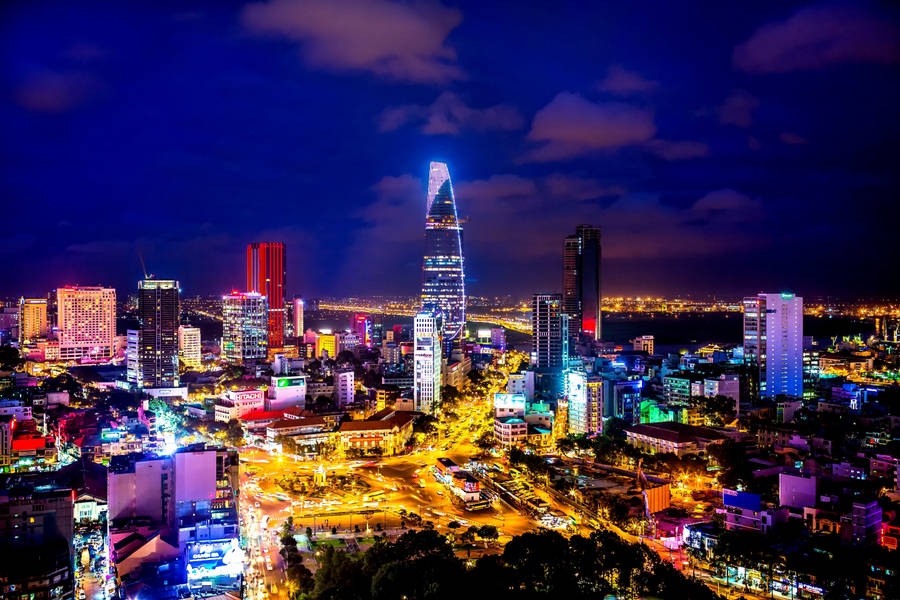 Ho Chi Minh Cityscape Wallpaper