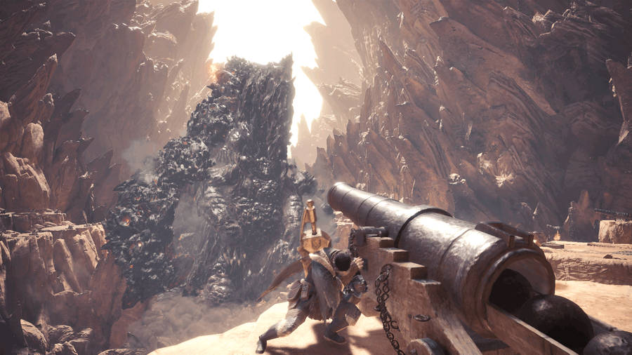 Hunt Spectacular Beasts In Monster Hunter World Iceborne Wallpaper