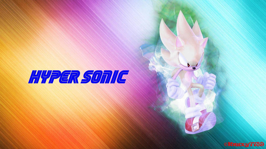 Download free Hyper Sonic Colorful Gradient Wallpaper - MrWallpaper.com