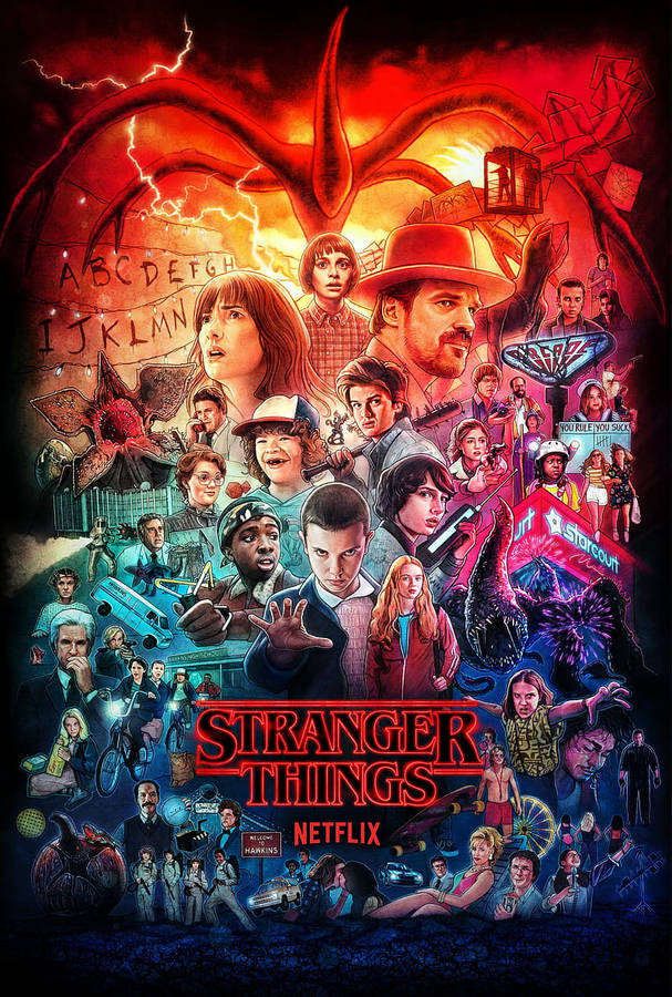 Download free Iconic Scenes Stranger Things Phone Wallpaper ...