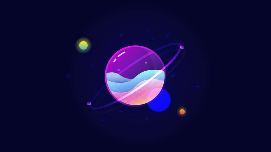 Illuminate Your Desktop With An Amoled Background Wallpaper