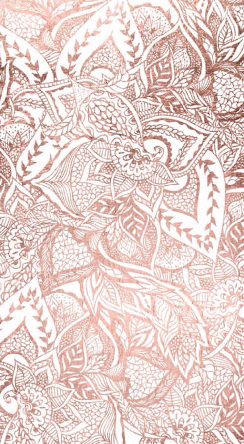 Image Luxurious Rose Gold Color Wallpaper