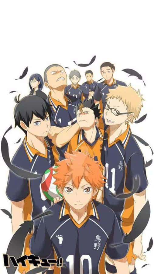 Image “the Karasuno High School Volleyball Team” Wallpaper