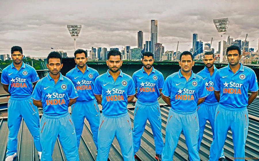 Download free Indian Cricket Team In Rooftop Wallpaper - MrWallpaper.com