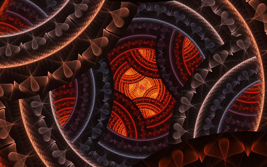 Infinite Circles Fractals Wallpaper