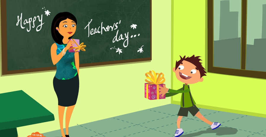 Inspiring Educator - The Epitome Of A Cute Teacher Wallpaper