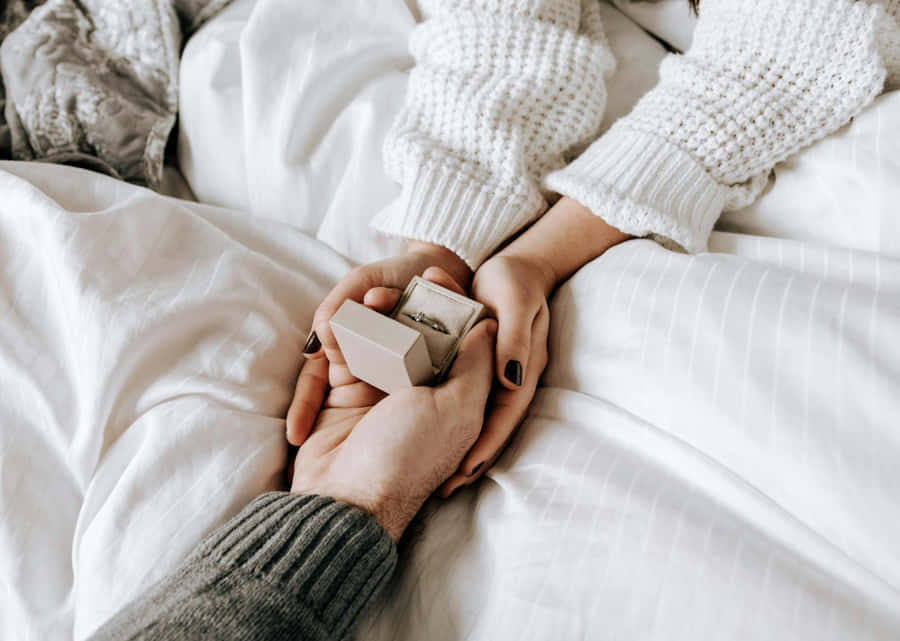 Intimate Proposal Moment Wallpaper