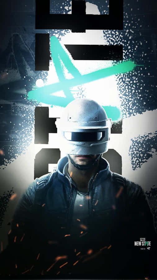 Download free Into The Future Of Battle Royale - Pubg New State Helmet Guy Wallpaper 