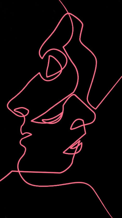 Intricate Line Art Masterpiece Wallpaper