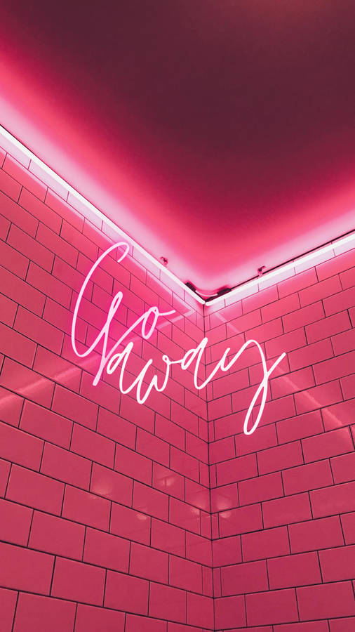 Iphone Baddie Go Away Wallpaper