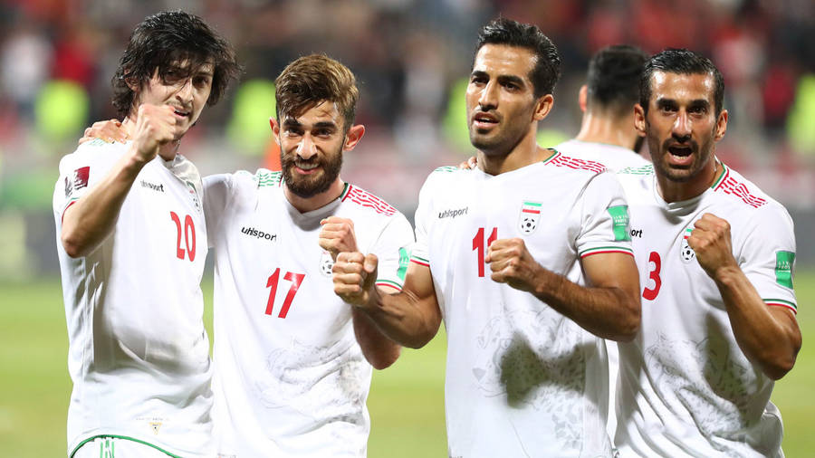 Iran National Football Team Fifa World Cup Players Wallpaper