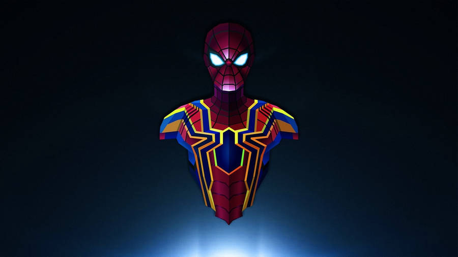Iron Spiderman 1366x768 Wallpaper