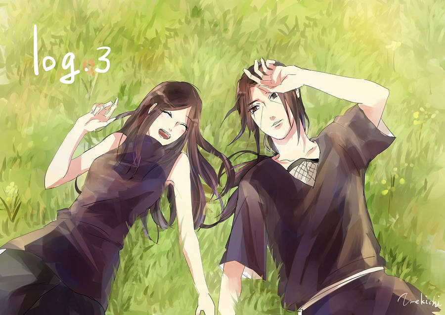 Download Free Itachi And Izumi Uchiha On Grass Wallpaper - Mrwallpaper.com