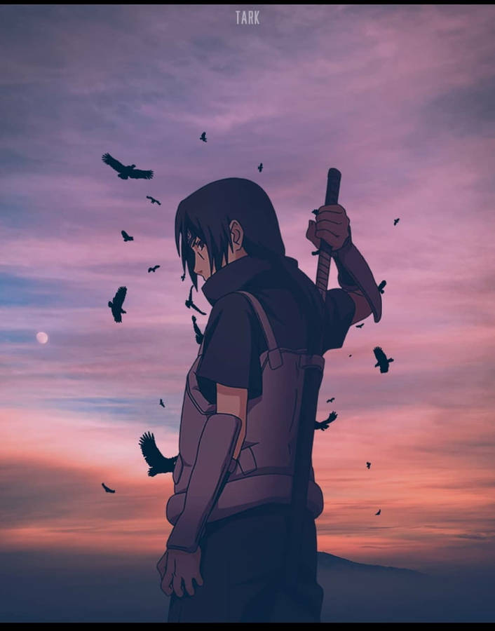 Download free Itachi Cool Black Birds Wallpaper - MrWallpaper.com