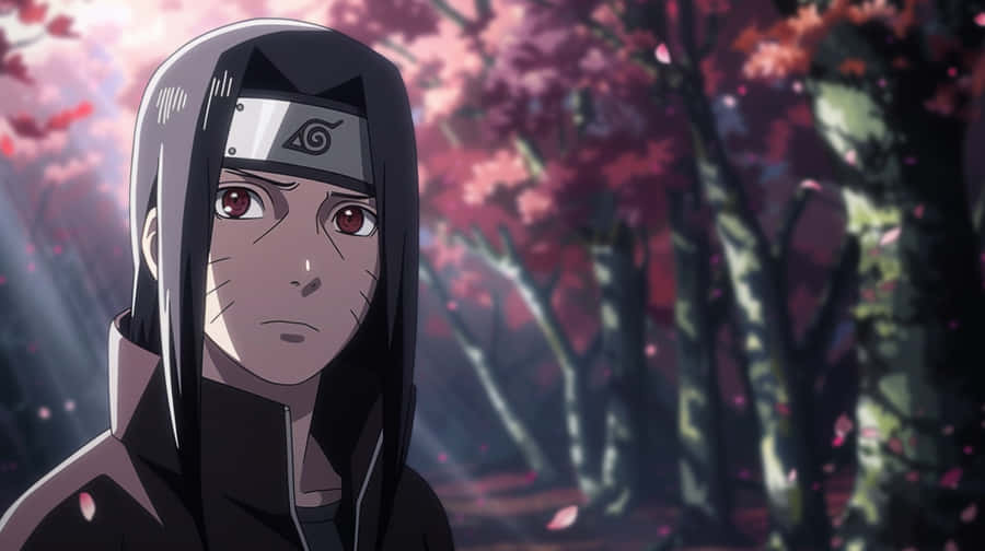 Itachi Uchiha Serene Gaze Wallpaper