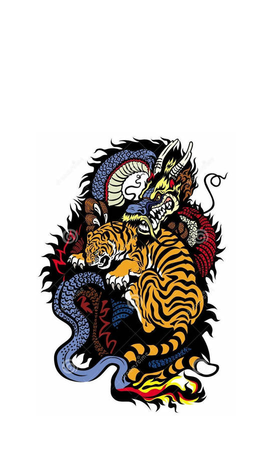 Pin by Gisele on Wallpaper | Tiger tattoo design, Tiger tattoo, Tiger canvas