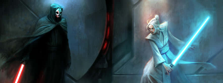 Jedi Vs Sith 3200 X 1200 Wallpaper
