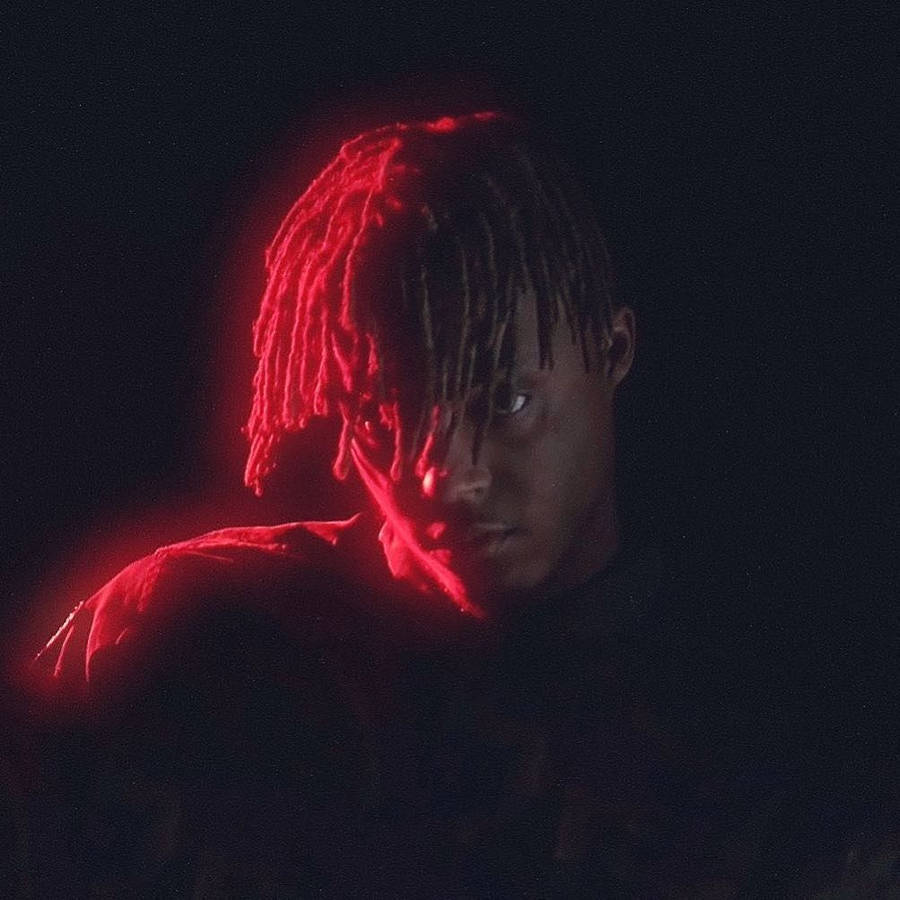 Download free Juice Wrld 999 Neon Red Wallpaper - MrWallpaper.com