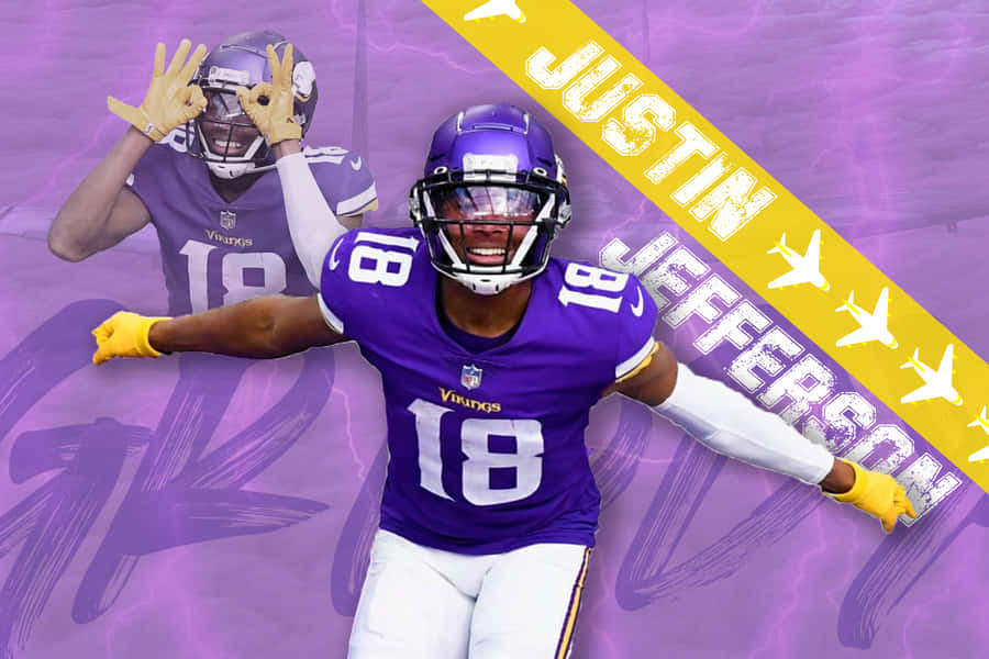 Download free Justin Jefferson Griddy Celebration Wallpaper ...