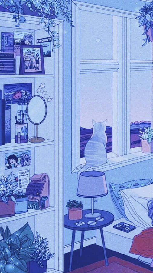 Kawaii Anime Aesthetic Iphone Lock Screen Wallpaper