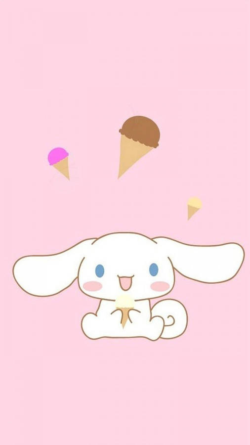 Download free Kawaii Hd Cinnamoroll Eating Ice Cream Wallpaper ...