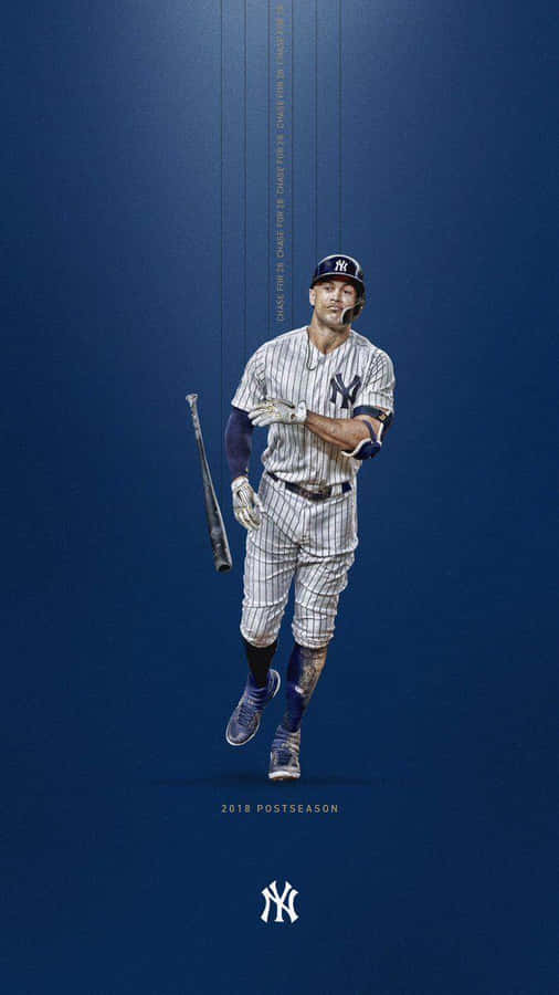 Keep Up With The New York Yankees On Your Mobile Device Wallpaper