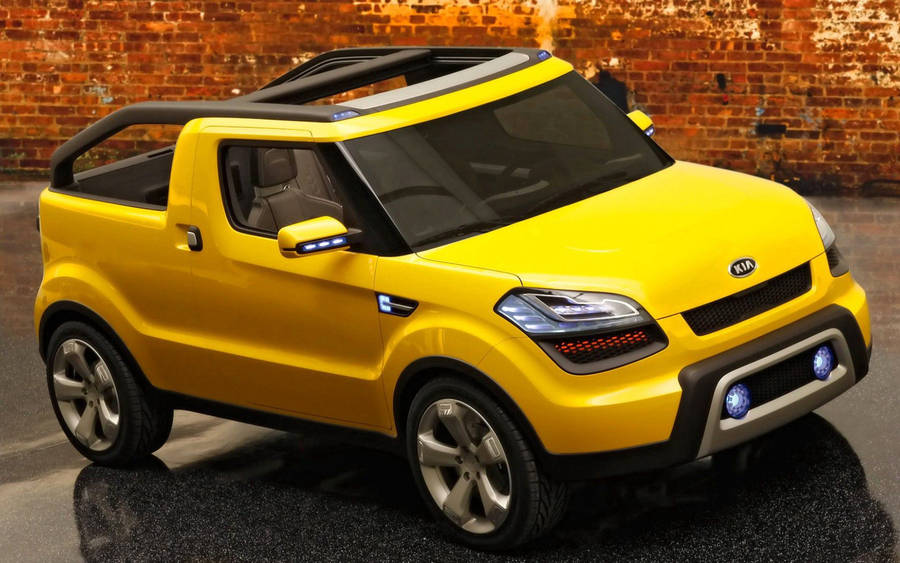 Kia, Soulster, Yellow, Concept Wallpaper