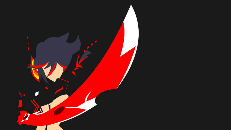 Download free Kill La Kill Minimal Black Ryuko Wallpaper - MrWallpaper.com