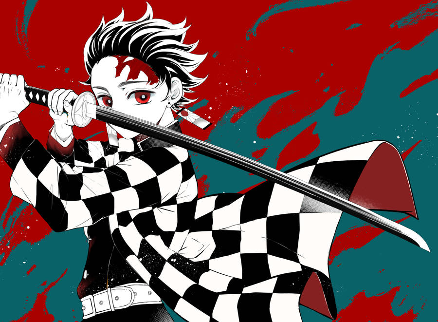 Kimetsu No Yaiba Tanjiro Sword Wallpaper