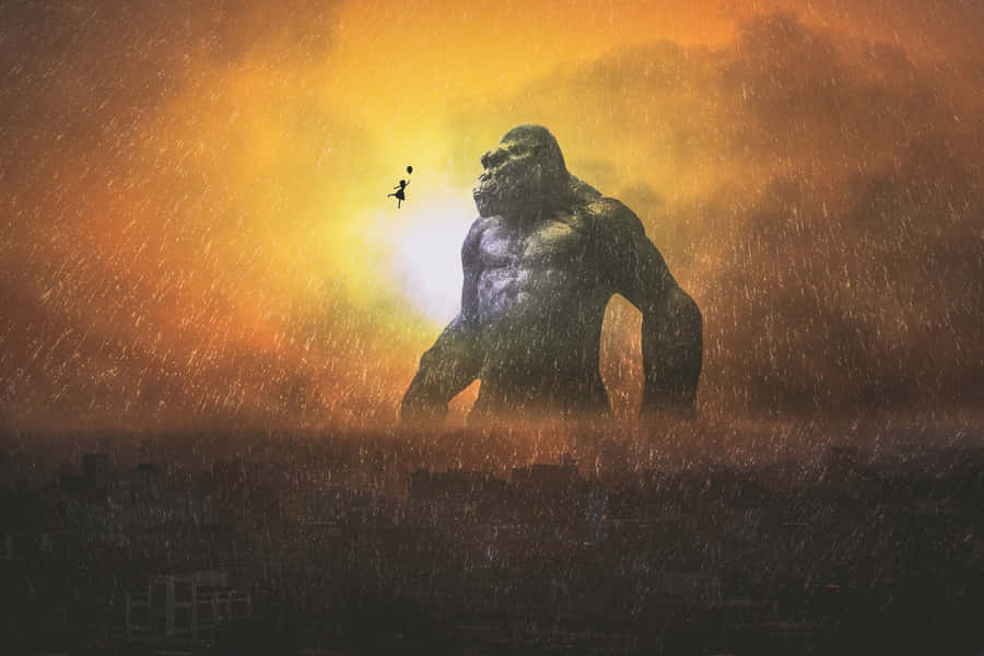 Download wallpaper 1920x1080 baby kong, godzilla x kong: the new empire,  movie, full hd, hdtv, fhd, 1080p wallpaper, 1920x1080 hd background, 30316