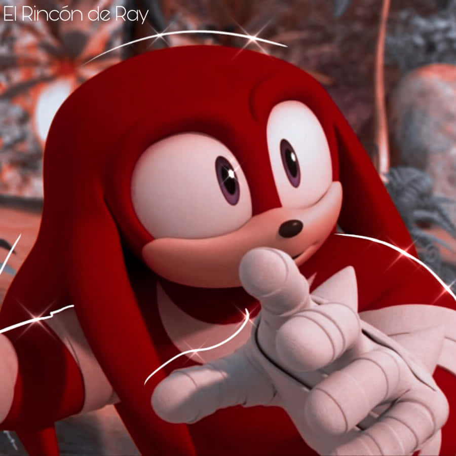 Knuckles The Echidna, Guardian Of The Master Emerald Wallpaper