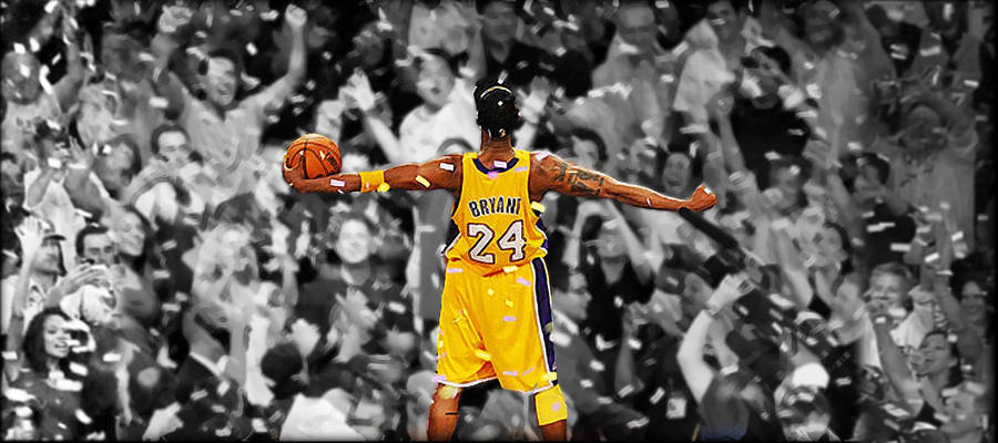 Download free Kobe Bryant Cool Confetti Wallpaper - MrWallpaper.com