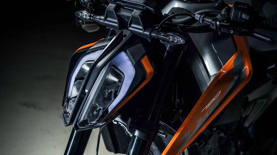 Ktm 4k Headlight Wallpaper