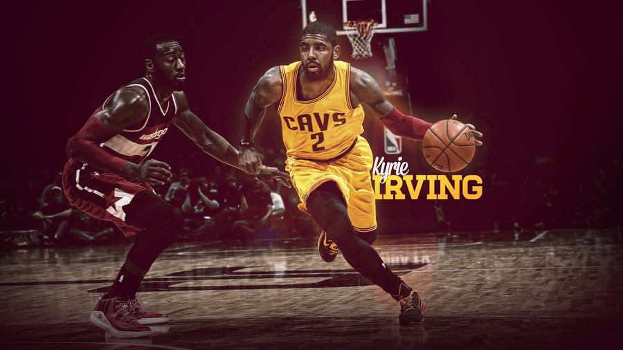 Kyrie Irving Achieving Unparalleled Success Wallpaper