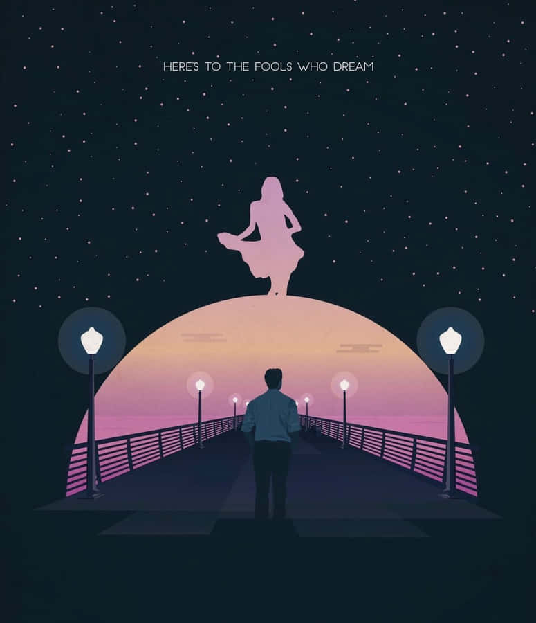 La La Land Mia Silhouette 4k Wallpaper
