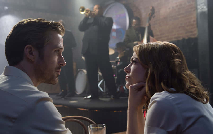 La La Land Playing Horn 4k Wallpaper