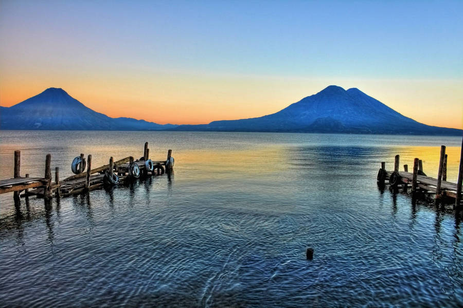 Download free Lake Atitlan Two Docks Guatemala Wallpaper - MrWallpaper.com