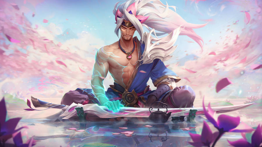 League of Legends Yasuo Hintergrundbild