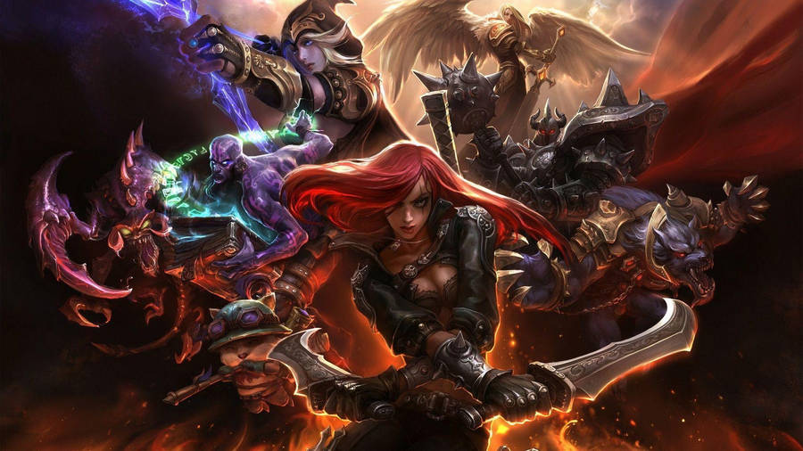 league of legends wallpaper all champions