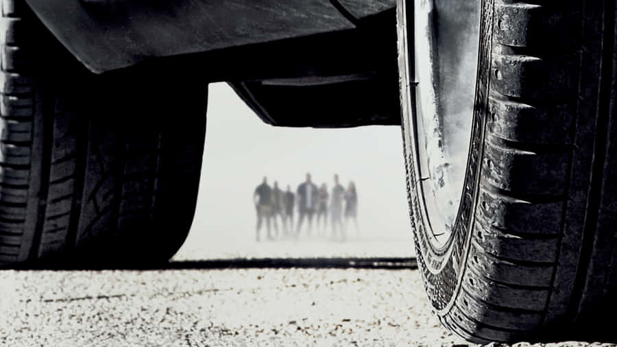 Leaving Car From Fast And Furious 1 Wallpaper
