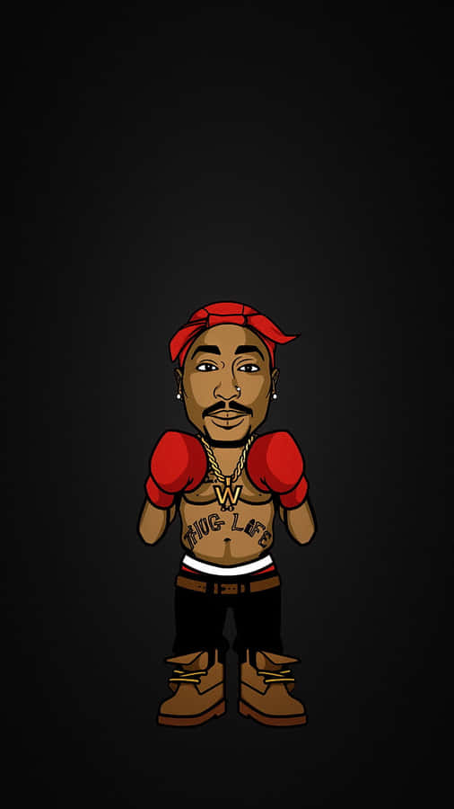 Legendary Rapper Tupac Shakur Wallpaper