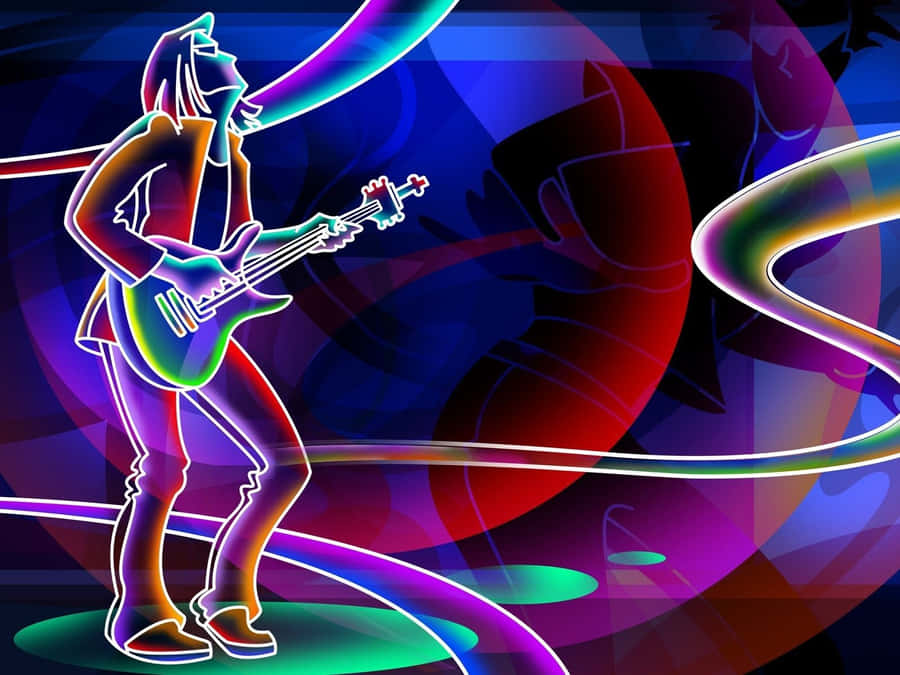 ‘let The Neon Lights Guide Your Way Into An Aesthetic Wonderland’ Wallpaper
