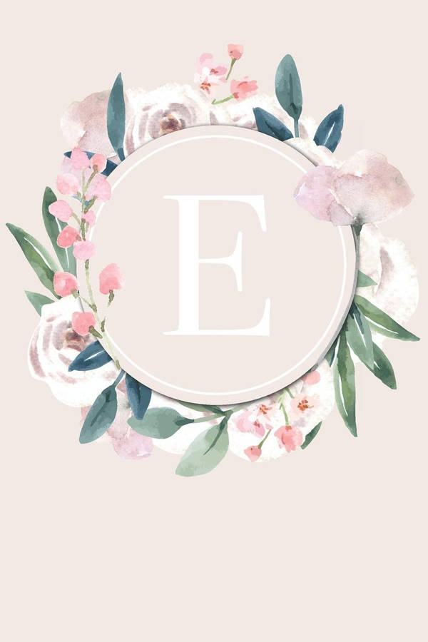 Download Free Letter E Floral Aesthetic Wallpaper MrWallpaper Download Free Letter E Floral Aesthetic Wallpaper MrWallpaper