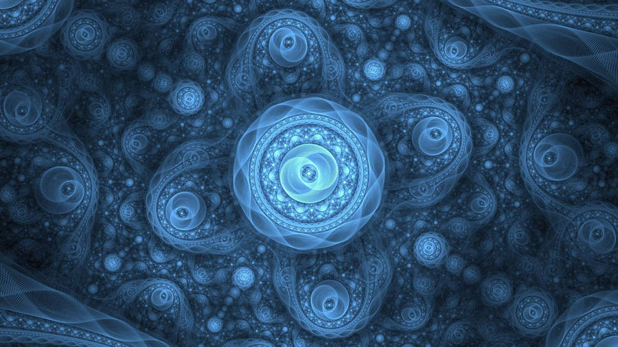 Light Blue Plain Psychedelic Patterns Wallpaper