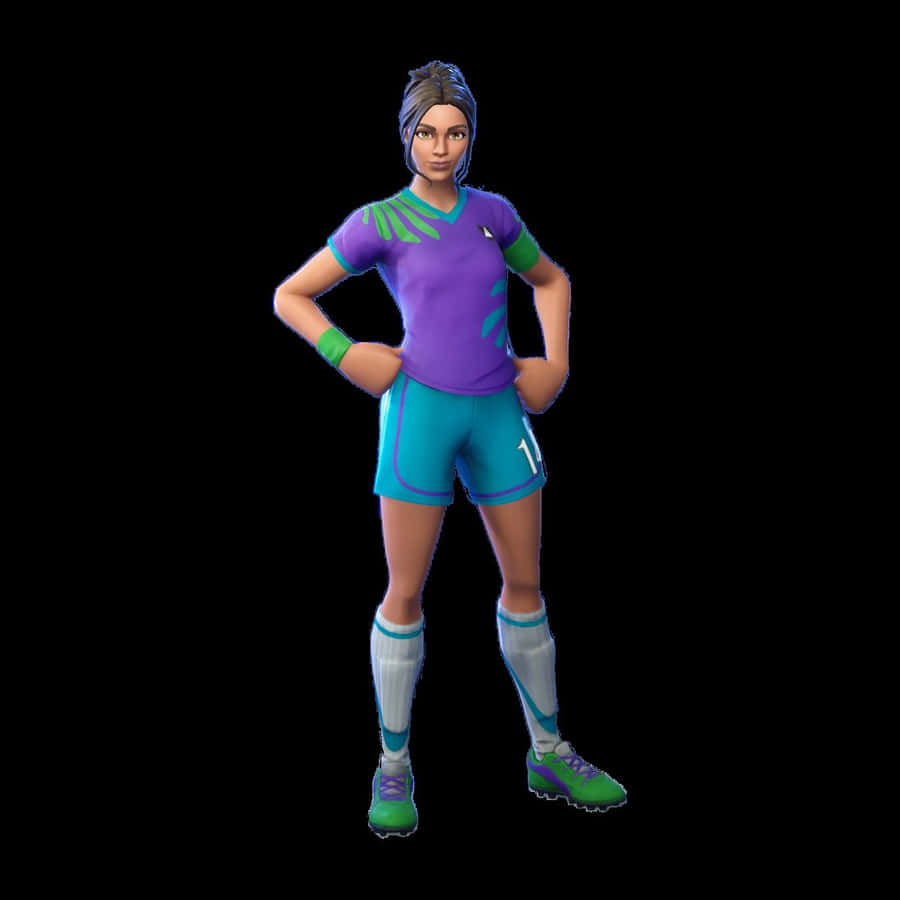 Like A Pro, Take On Any Challenge With Fortnite Poised Playmaker. Wallpaper
