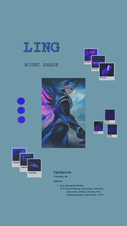 Download free Ling Mobile Legends Night Shade Polaroid Wallpaper ...