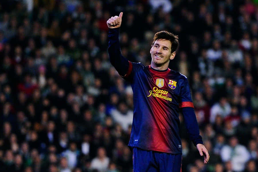 Lionel Messi Always Stays Cool Under Pressure Wallpaper